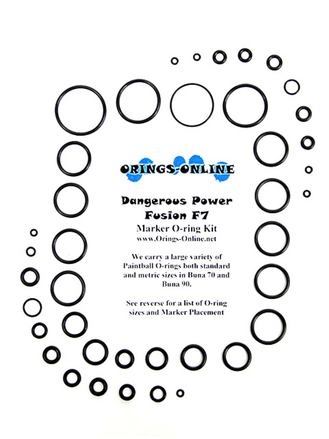 Dangerous Power - Fusion F7 Marker O-ring Kit